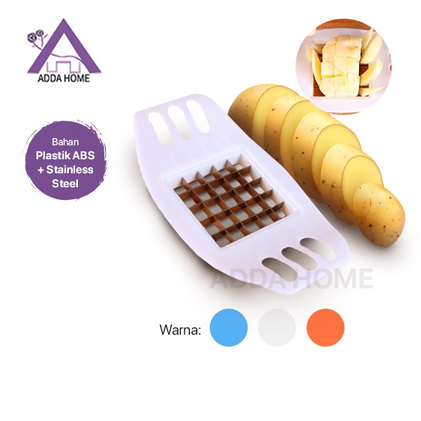 Adda Home - Alat Pemotong Kentang Pisau Potato Cutter Slicer - Warna Random