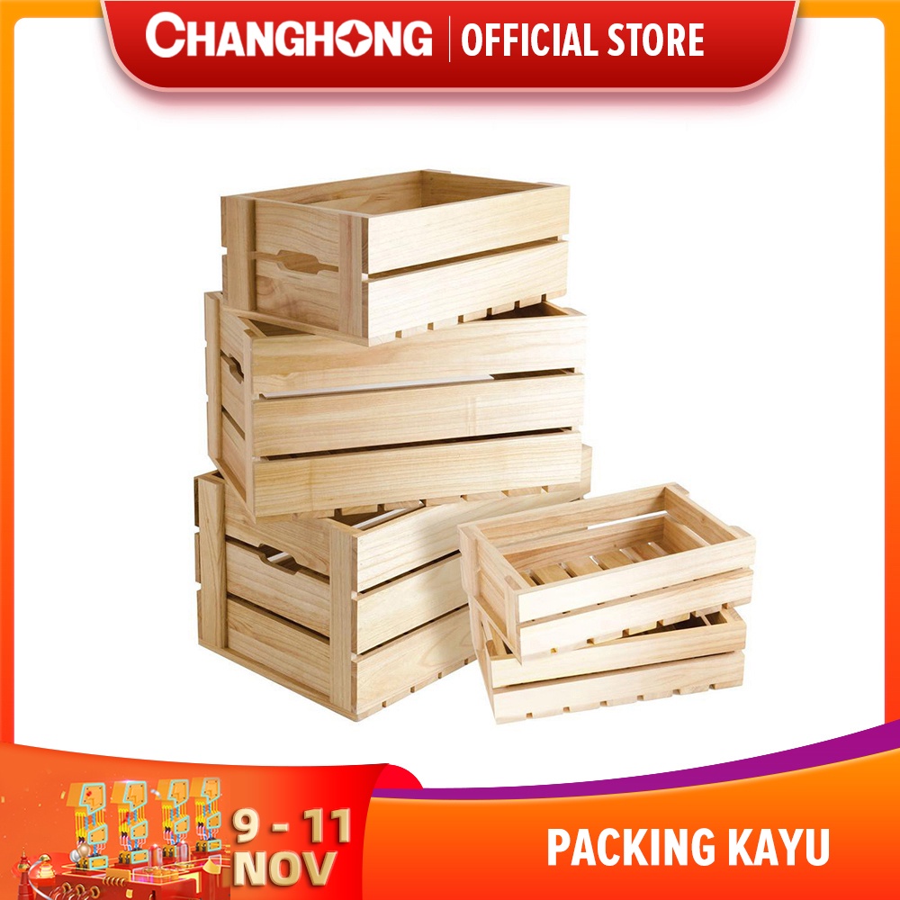 Packing kayu dipesan bersama tv