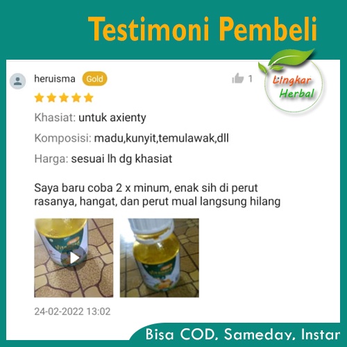 Madu VITAGERD Herbal GERD dan Asam Lambung Original Asli Ori dengan Gejala Susah Tidur Sakit Kepala Kleyengan Tenggorokan Sesak Perut Dada Panas Punggung Linu Panik jantung Berdebar