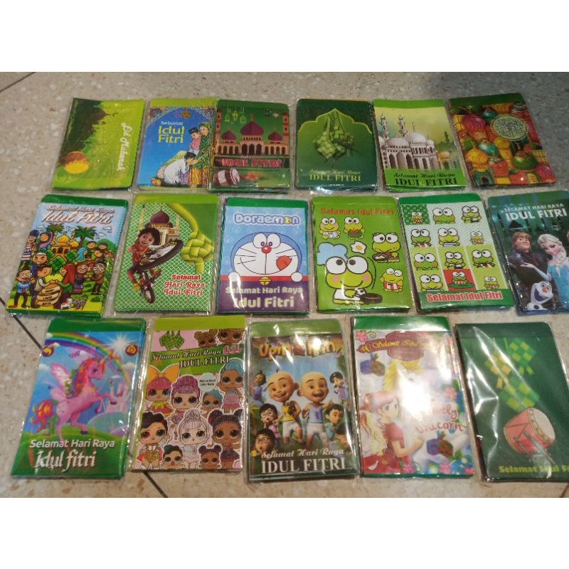 

Angpao lebaran 1 pack isi 50 pcs gambar RANDOM