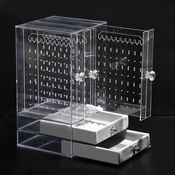 Rak Organizer Aksesoris Acrylic anting,gelang,kalung, bros, dkk