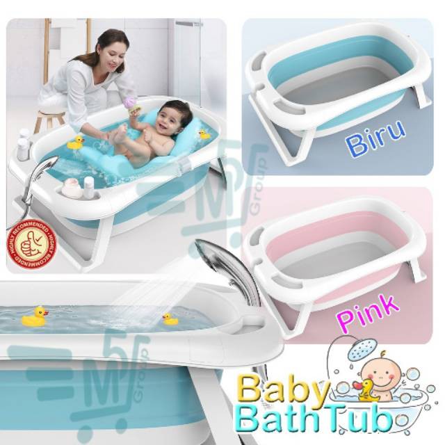 KADO ANAK PERLENGKAPAN BAYI Baby BathTub Portable Bak 