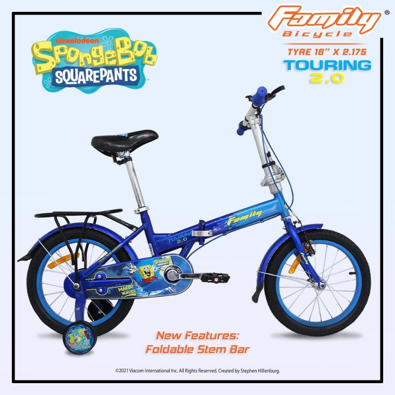 Sepeda lipat family touring 16 inch