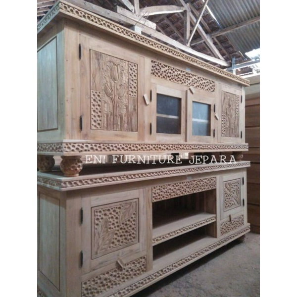 Bufet tv jati - Bufet tv jati - Bufet murah - Bufet jati mentahan harga murah
