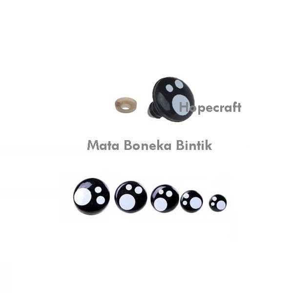 Mata Boneka Bintik / Safety Eyes