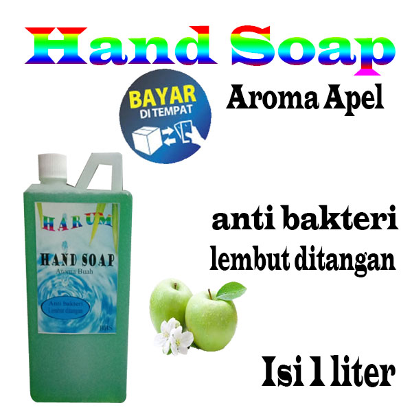 hand soap aroma apel isi 1 liter