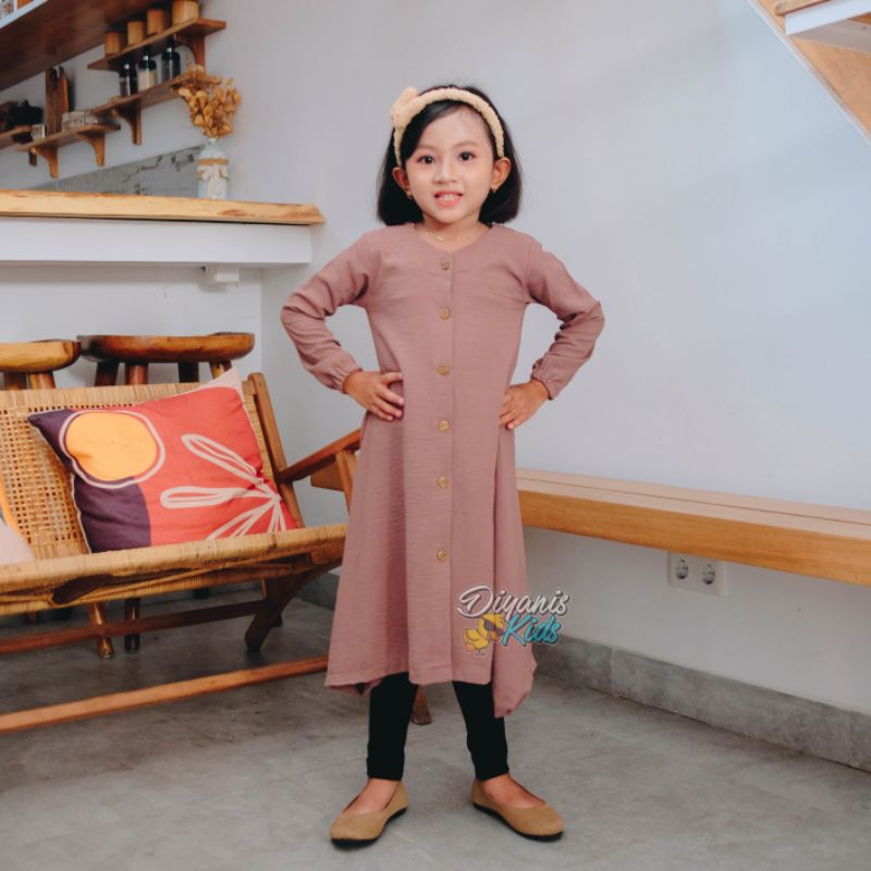 ANDARA TUNIK -Tunik/baju/atasan couple ibu dan anak usia 2-7 tahun bahan airflow