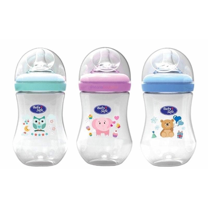 Botol Susu Wide Neck Dot Milk Bottle Baby Safe 125ml 250ml