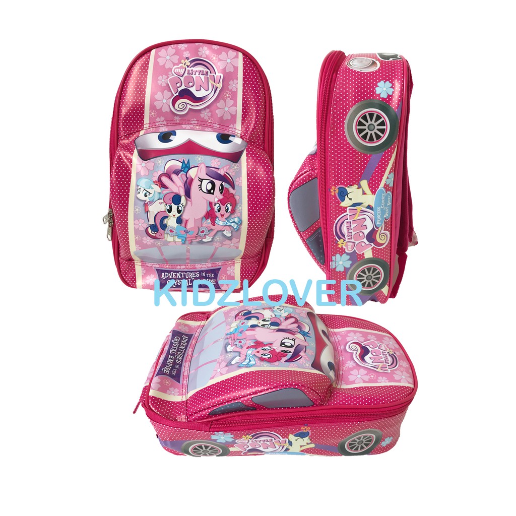 Tas Ransel Anak Sekolah Paud TK 3D Mobil