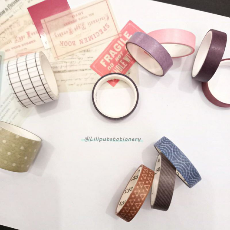 

Washi Tape Satuan - Pilih Ukuran - Motif Random