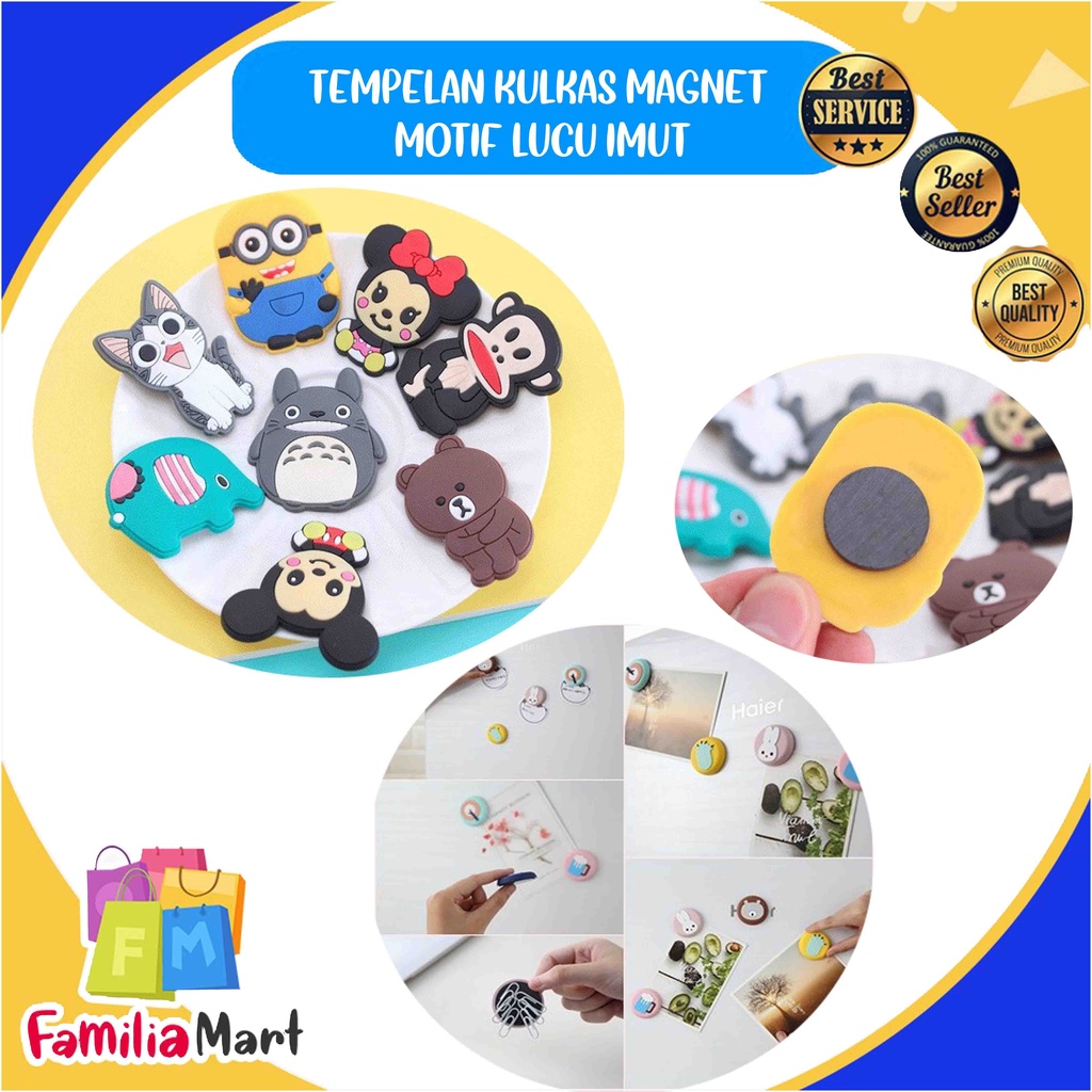 TEMPELAN KULKAS MAGNET MOTIF LUCU