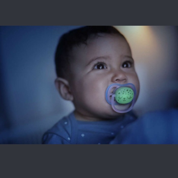 PHILIPS AVENT Ultra Air Night Pacifier 2pcs Empeng Bayi AVENT Soother