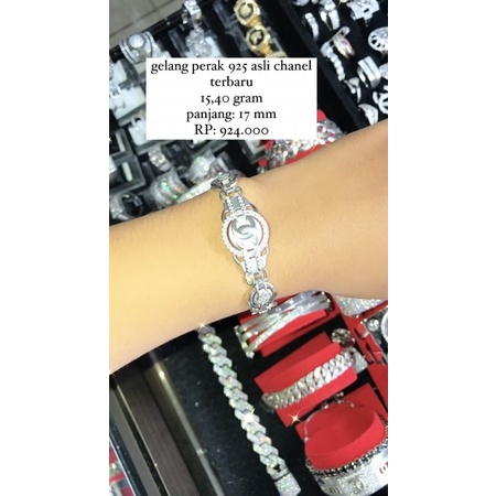 Gelang Perak 925 Asli Chanel Terbaru