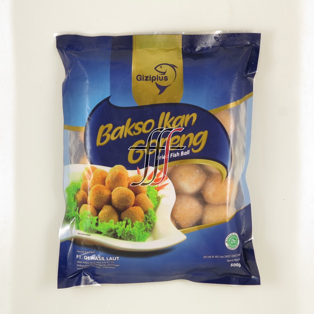 

[SURABAYA] Giziplus Fried Fish Ball Bakso Ikan Goreng isi 25 500gr FFS Frozen Food Sidoarjo Surabaya