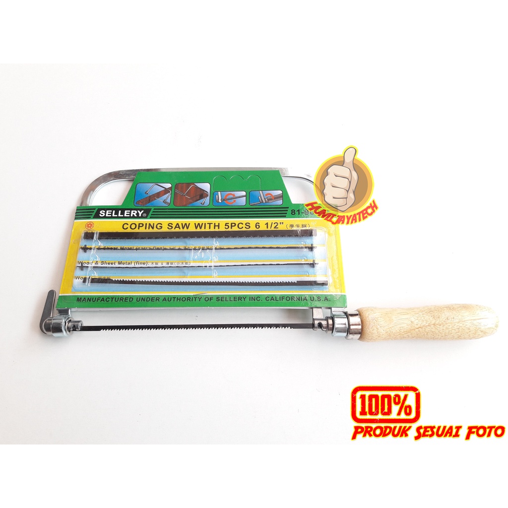 Gergaji Triplek Set Sellery / Gergaji Triplek / Gergaji Ukir