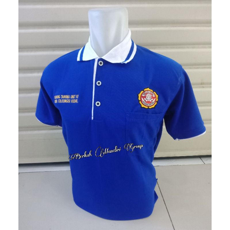 kaos karang taruna bordir-kaos bordir custum logo