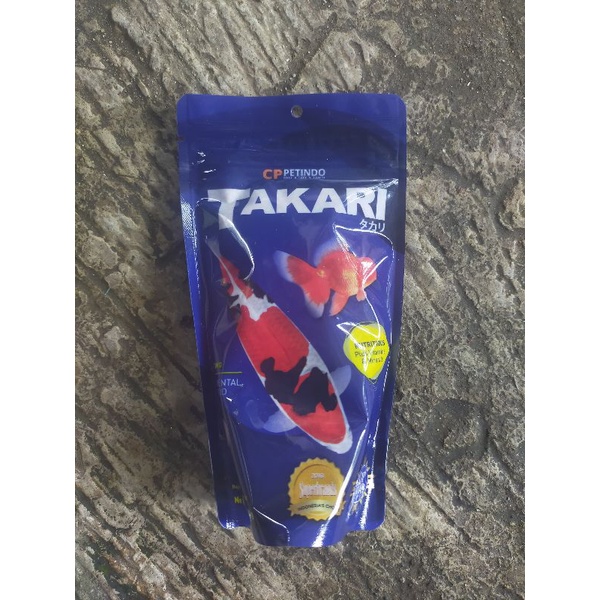 Takari makanan ikan koi koki mas pakan ikan koki koi mas Takari 100gr pelet ikan koi koki kecil