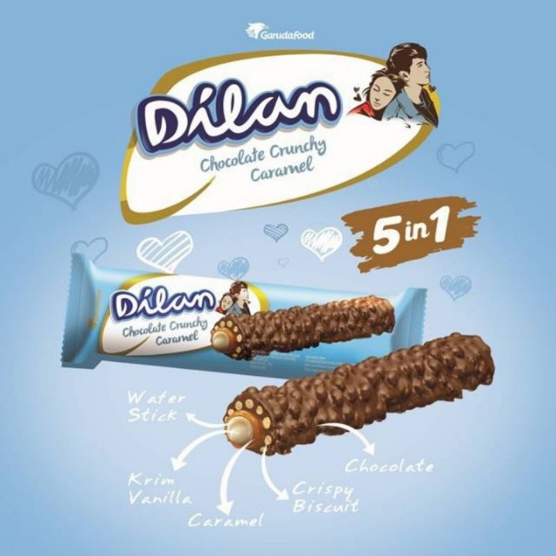 DILAN COKLAT CRUNCHY CARAMEL 23GR