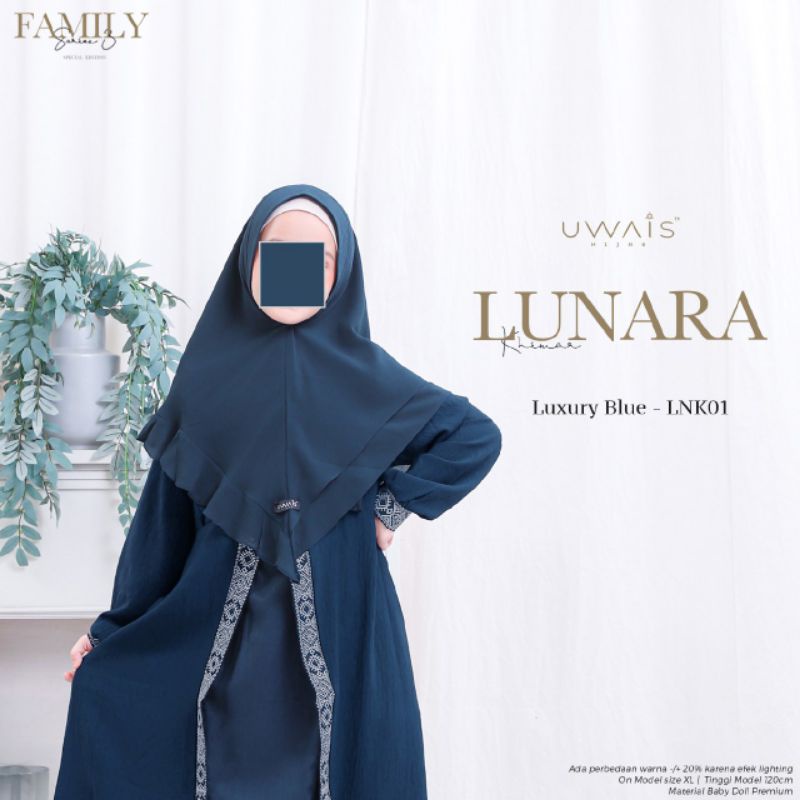 Lunara khimar kids by uwais hijab