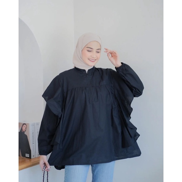 (RPA) BLOUSE REFANA KEMEJA ATASAN WANITA SHIRT RAYON