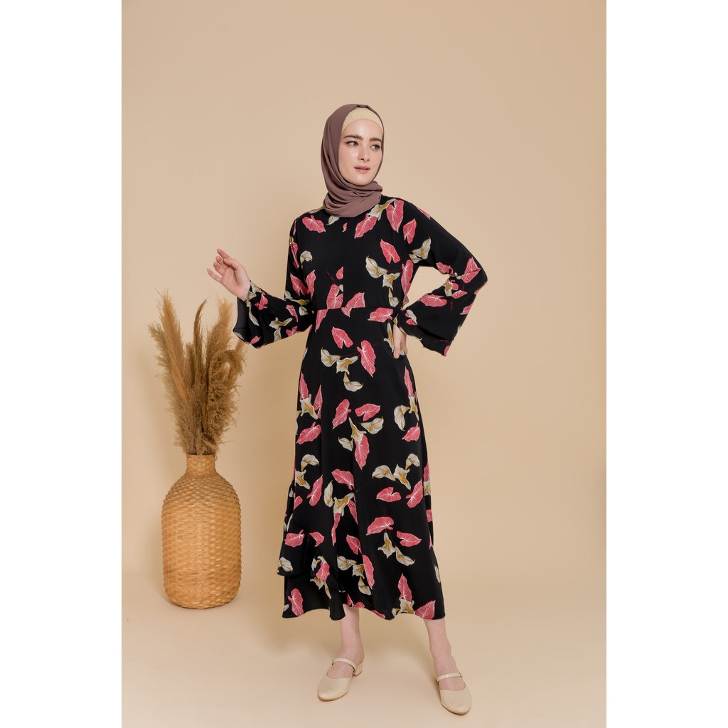 Aleeya Brand Ameera Gamis motif Print