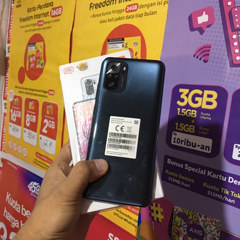 REDMI NOT 10S 8/128GB SECOND GARANSI RESMI