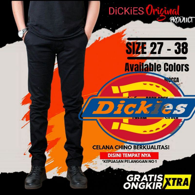 READY DICKIES NEW ART PREMIUM CELANA PANJANG PRIA CELANA CHINO PANJANG SLIMFIT STREET