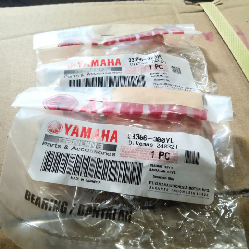 BEARING 6300 Z NSK BEARING RODA DEPAN Original Yamaha 93306-300YL (Harga 1pcs)
