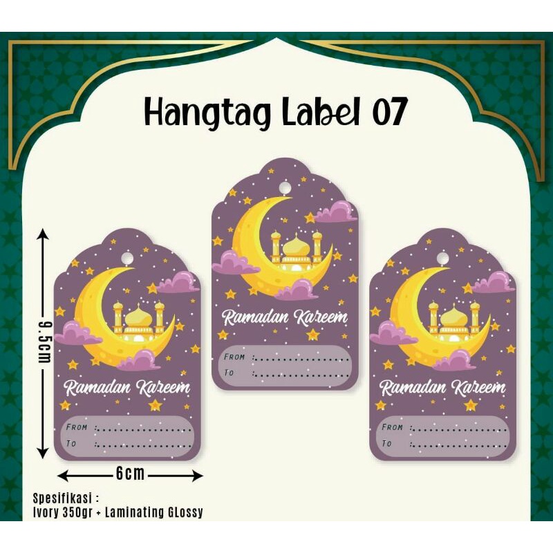 

Hang Tag Idul Fitri Ungu T / F - 25pcs