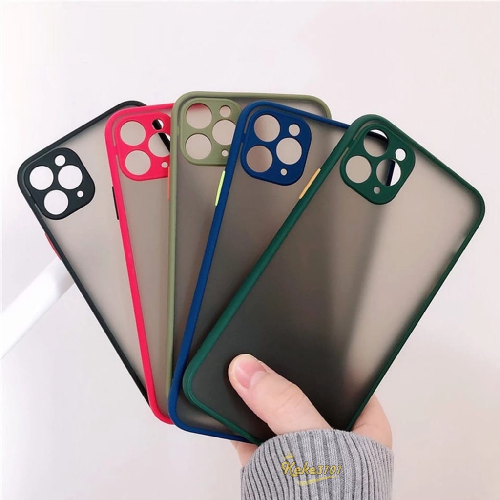 Case Oppo A3S A5S A12 A7 A11K A15 A15S A52 A92 A53 A54 A74 A16 A37 Neo 7 9 4G 5G Softcase Lens Hybrid