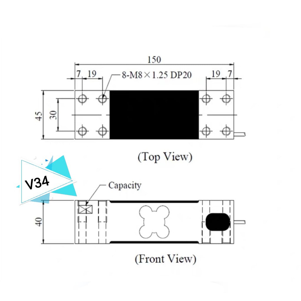 Loadcell Timbangan 350Kg