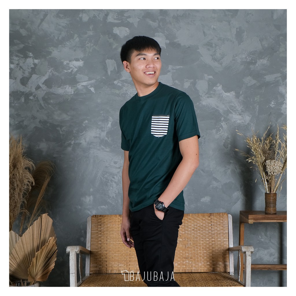 Bajubaja pocket tee cotton combed 24s unisex
