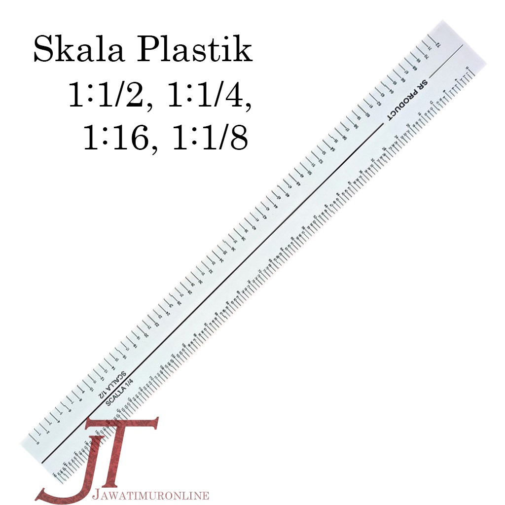 Skala Plastik - Penggaris Skala Plastik - Penggaris Jahit