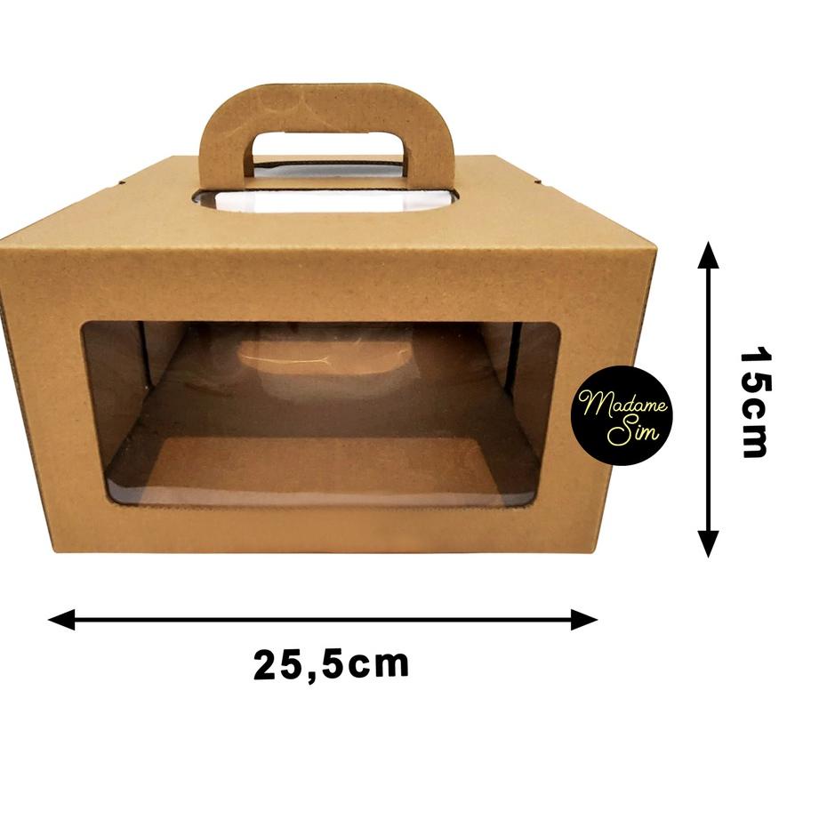 

Big Sale KOTAK KUE - CAKE BOX - DUS BOLU 25 x 25 x 15 CM - MS-T ISI 10 PCS