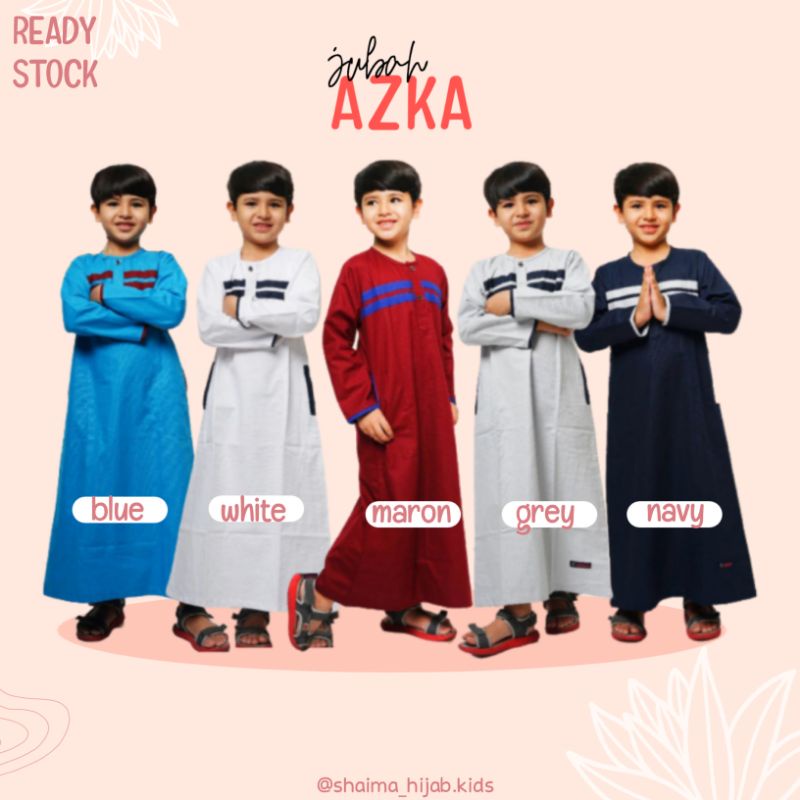 JUBAH ANAK LAKI LAKI JUBAH NUBI JUBAH REMAJA GAMIS ANAK LAKI KATUN CIGARET 2-12TAHUN