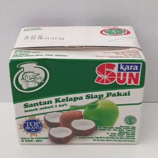 

SANTAN SUN KARA CAIR 200ML