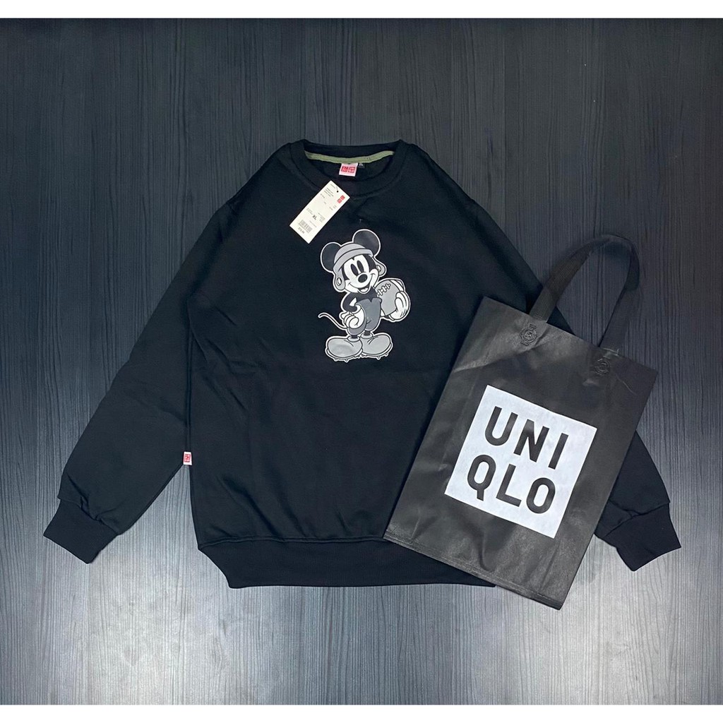 CREWNECK UNIQLO MICKY MOUSE