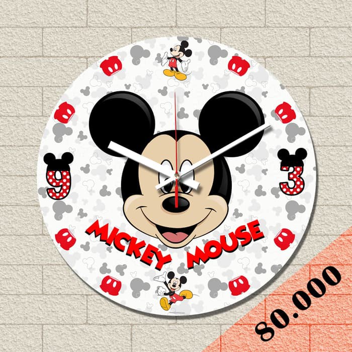 Jam Dinding Mickey Mouse