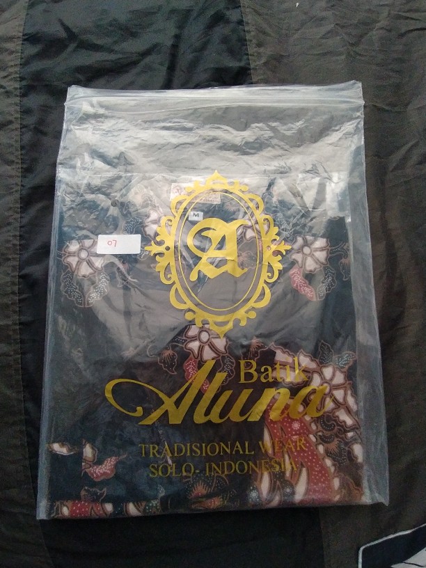 Baju Kemeja Batik Pria Premium Slimfit Full Furing Lengan Panjang Pria Cowok Murah Batik Solo Bac007