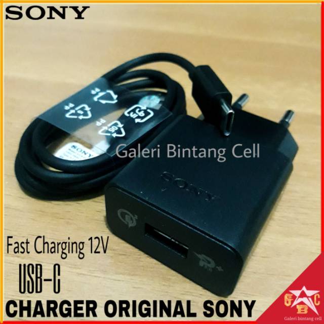 Charger Sony Xperia XZ XZ1 XZ1 Compact XZ Premium ORIGINAL 100% USB-C