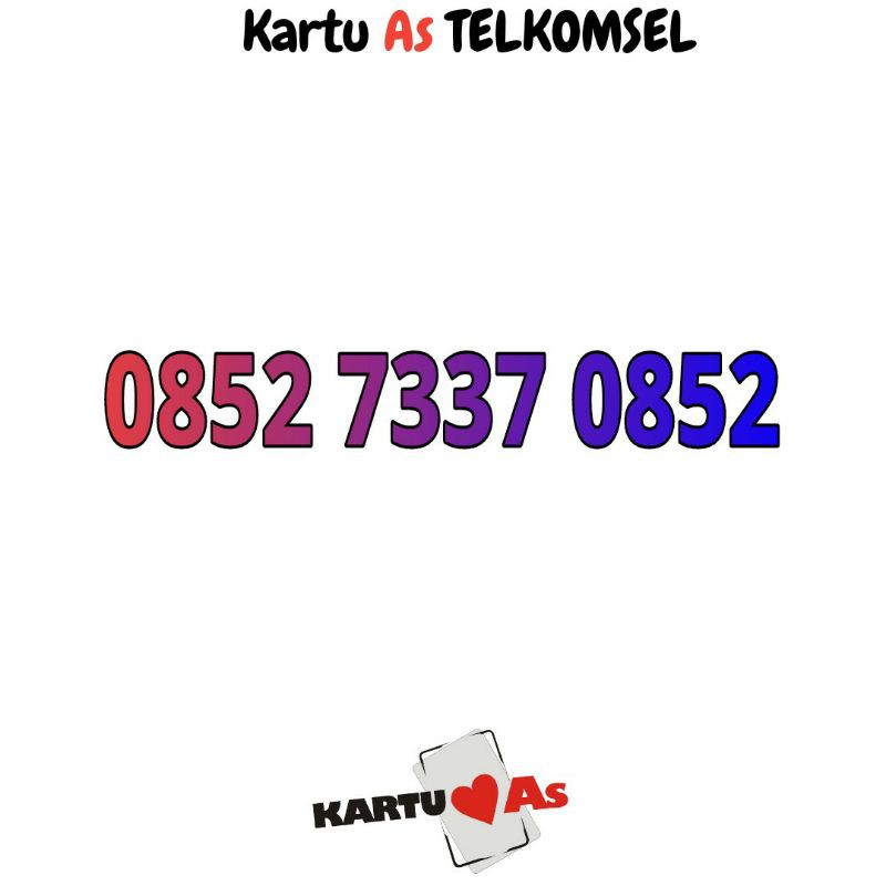 nomor cantik telkomsel kartu as unik double operator 0852 abba 0852