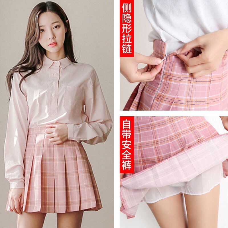 R01 • Korea Mini Skirt • Rok Celana Import • Lipit Skirt • Rok Mini • Rok Pendek Lisa Blackpink