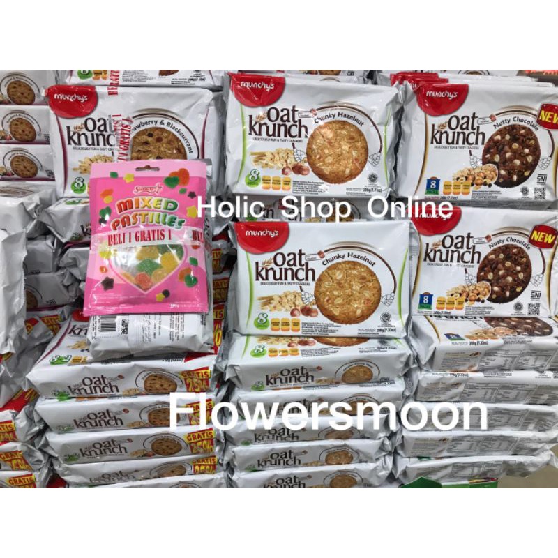 

Oat Krunch 207 g(Dark & Strawberry)Free Permen Starway