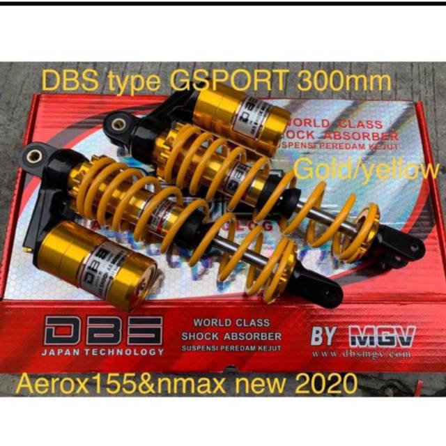 SHOCK BREAKER TABUNG ATAS DBS TYPE G-SPORT AEROX 155 & NMAX NEW 2020