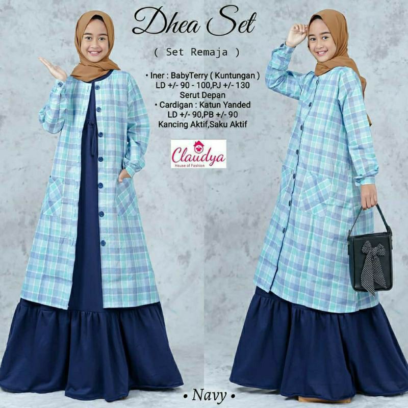 setelan dress muslim