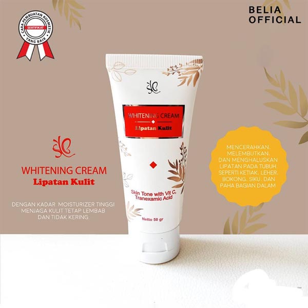 SYB Whitening Cream Lipatan Kulit | Krim Pemutih Kulit 50gr_Cerianti