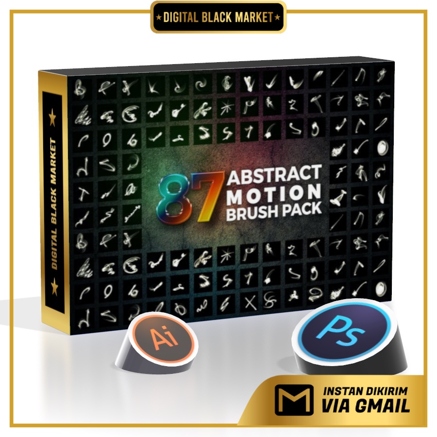 87 Abstract Motion Brush Pack