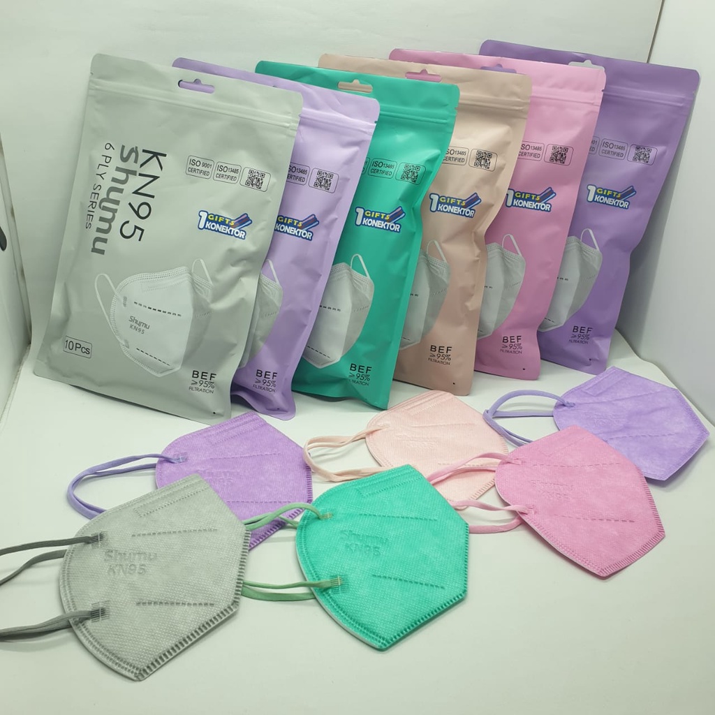 Mouson Pro 5D / CCare 5D / ALKINDO 5D Masker KN95 5 ply 6ply Protective Face Mask 10 pcs