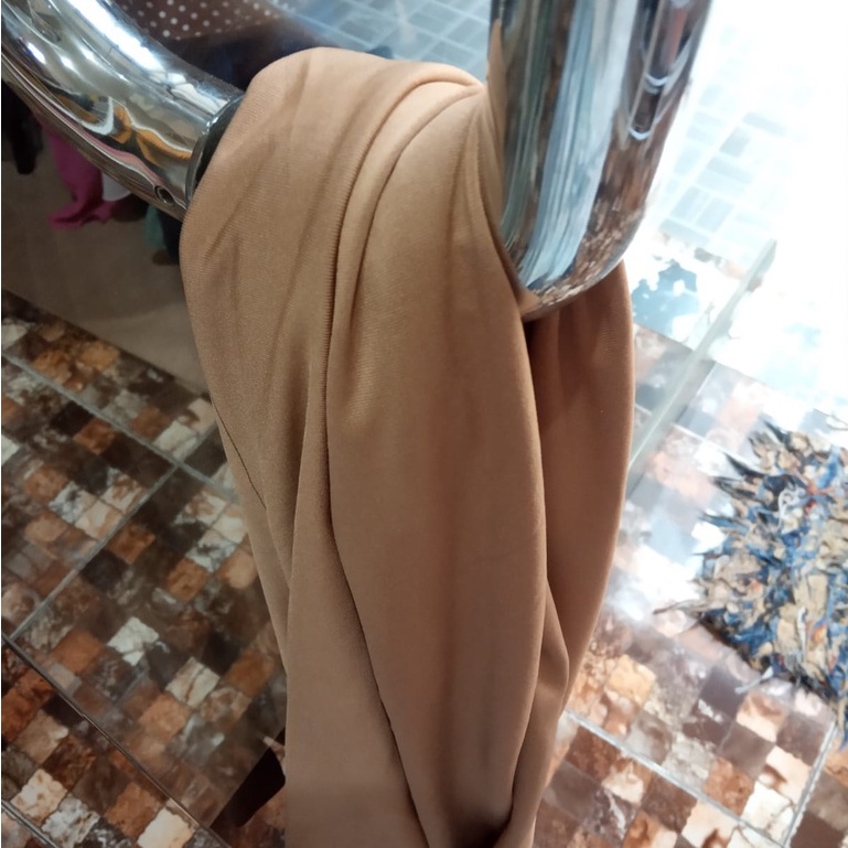 Jilbab ZHADIAH L Hijab Kerudung Bergo Tali Instan Terbaru Khimar Spandek Non Pad Murah-Millo