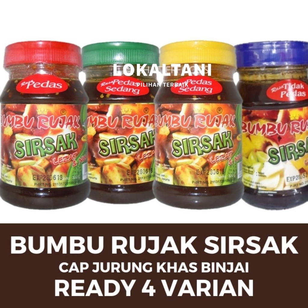

Bumbu Sambal Rujak Sirsak Pedas Khas Binjai Cap Gunung - Pedas